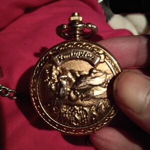 Remington Ornate Gold Pocket Watch